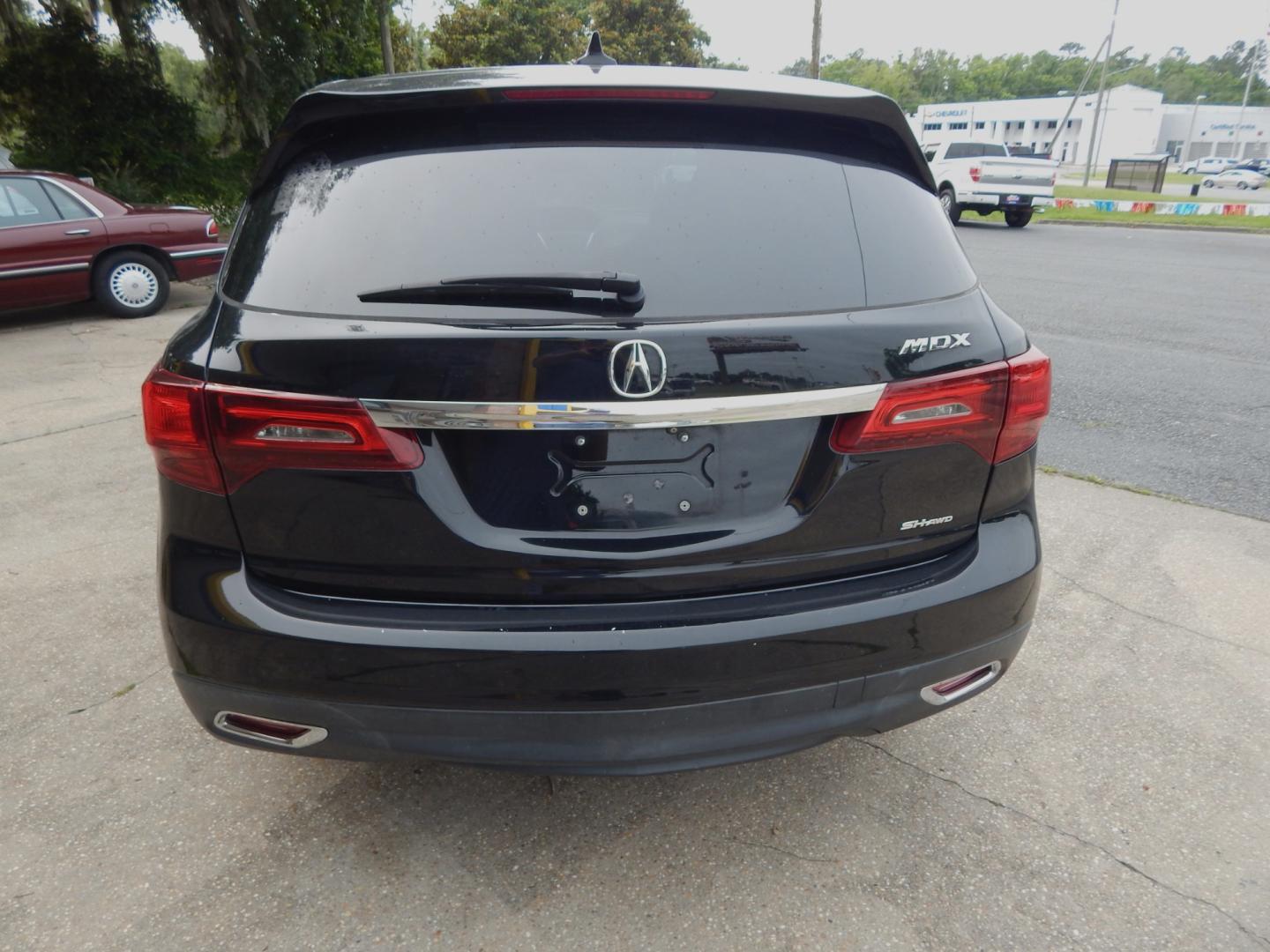 2014 Black /Tan Leather Acura MDX (5FRYD4H2XEB) with an 3.5L V6 engine, Automatic transmission, located at 3120 W Tennessee St, Tallahassee, FL, 32304-1002, (850) 575-6702, 30.458841, -84.349648 - Photo#2